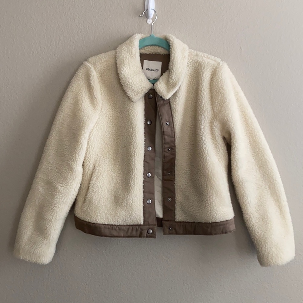Cropped Sherpa Jacket